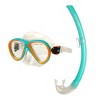 Hawaii Divers Guppy Kids Snorkel Combo –Teal/Orange (4+) - 3 of 3