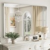 Apmir Rectangular Aluminum Alloy Framed and Tempered Glass Wall Bathroom Vanity Mirror in Matte Black/ Gold/ Silver/ Brown - 4 of 4