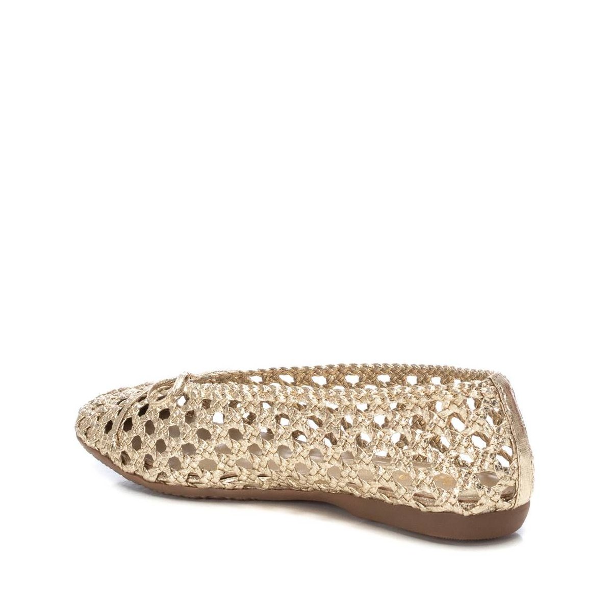 Обувь Carmela XTI Women's Braided Ballet Flats 144014 Gold 9 — фото 3