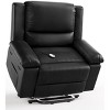 Oversized Wide Power Lift Recliner Chair with Heat Massage - Adjustable PU Leather Electric Lift Chair for Elderly & Mobility Impaired - 4 of 4