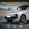 Car Dolly Set of 2, 5000 LBS Capacity Wheel Dolly, Heavy Duty Vehicle Dolly for Moving Car with 2.5 Inch Nylon Wheels, Bolts Resist Tire Wear - 3 of 4