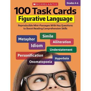 100 Task Cards: Figurative Language - by  Justin McCory Martin & Carol Ghiglieri & Justin Martin (Paperback)
