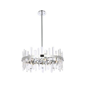 Elegant Lighting Serena 14 - Light Pendant in  Chrome - 1 of 4