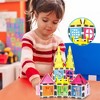 PICASSO-TILES Magnetic Tiles, STEM Building Blocks Set, Educational Toy for Kids, 61pcs - 3 of 4