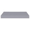 vidaXL Floating Wall Shelves 2 pcs Gray 15.7"x9.1"x1.5" MDF - 4 of 4