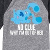 Boys' - Blue's Clues & You! - No Clue Why I'm Out Of Bed Raglan Graphic T-Shirt - 2 of 3