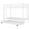 NicBex Twin over Twin Bunk Bed with Safety Guardrail,Twin Loft Bed with Ladder and Trundle,Modern Bunk Beds,Noise Reduced Bunk Beds for Bedroom - 2 of 4