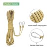 Unique Bargains Hollow Braided Polypropylene Anchor Rope with Hook for Marine Life Boat - 3 of 4