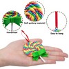 Aoibox 8 pcs Christmas Lollipop Ornaments Rainbow Polymer Clay Candy Hanging Decorations for Xmas Tree Party Home Holiday Decor - 3 of 4