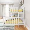Max & Lily Twin over Full Low Bunk Bed with Ladder on End For Kids - 2 of 4
