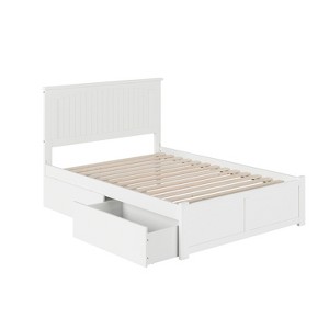 Platform Bed - Storage Bed with Flat Panel Footboard & USB Charger - 1 of 4