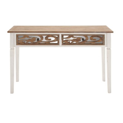 Rustic Console Table White - Olivia & May