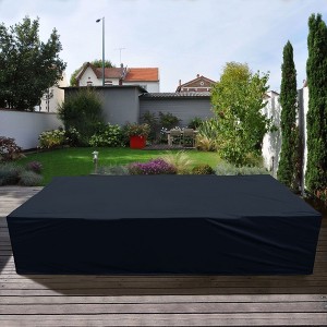 XIZZI Patio Furniture Set Cover Outdoor Sectional Sofa Set Covers, Lawn Patio Furniture Covers with Air Vent Fastening Strap & Handle, Water Resistant - 1 of 4