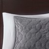 Gracie Mills Gayle 3-Piece Casual Geometric Velvet Quilt Set - 4 of 4
