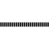 Teacher Created Resources® Black and White Vertical Stripes Straight Border Trim, 35 Feet Per Pack, 6 Packs - 3 of 3