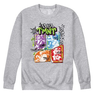 Men's - Teenage Mutant Ninja Turtles - Poster Squares Graphic Fleece Sweatshirt - 1 of 4