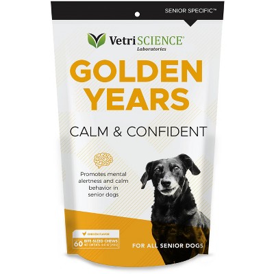 Golden Years Calm & Confident Behavior Support for Senior Dogs Chicken Flavor Bite-Sized Chews