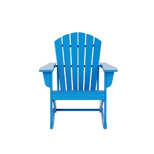 WestinTrends Outdoor Patio Poly Adirondack Rocking Chair Rocker - 1 of 3