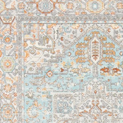 aqua/beige