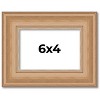 PosterPalooza | Photo Size Weathered Yellow Picture Frame - UV Acrylic, Foam Board Backing, Hanging Hardware - 2 of 4