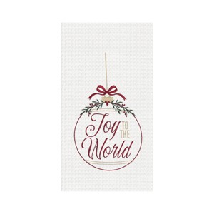 C&F Home Joy To The World Ornament Towel - 1 of 3