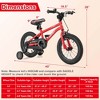 Costway 14/16/18-Inch Kid’s Bike for 4-7 Years Old with Adjustable Saddle & Anti-slip Handlebar Silver/Red/Pink/Black - 3 of 4