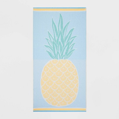 Pineapple Icon Sand Resist Towel Vibrant Yellow - Sun Squad™