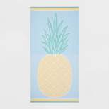 Pineapple Icon Sand Resist Towel Vibrant Yellow - Sun Squad™