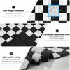 Black Checkered Weighted Blanket, 20lbs, 48x72, Cooling Plaid Throw for 130 - 220lbs - 3 of 4
