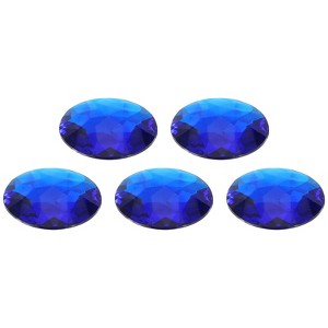 Unique Bargains Acrylic Flat Back Diamond Gems Bead for Face Painting DIY Crafts 5 Pcs - 1 of 4