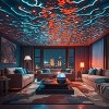 1 Water Ripple Effect Ambient Projection Light - USB-C & Battery-Powered LED Starry Sky Lighting with Remote Control, Color-Changing Mood Light - 3 of 4