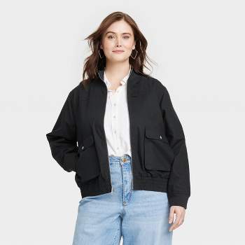 Women\'s Full Zip Jacket - All In Motion™ Black 4x : Target