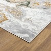 Luxe Weavers Marble Swirl Abstract Indoor Area Rug - 4 of 4