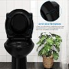 Toilet Seats Elongated,Extra Long Toilet Seat,Built-In Potty Training Seat for Toddlers, Easy Installation & Release with Hardware - 2 of 4
