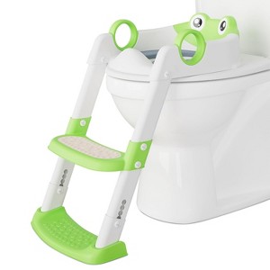 Whizmax Potty Training Seat with Step Stool Ladder for Toddlers as a Potty Training Toilet Anti-Slip Safe Pads Adjustable Height Legs - 1 of 4