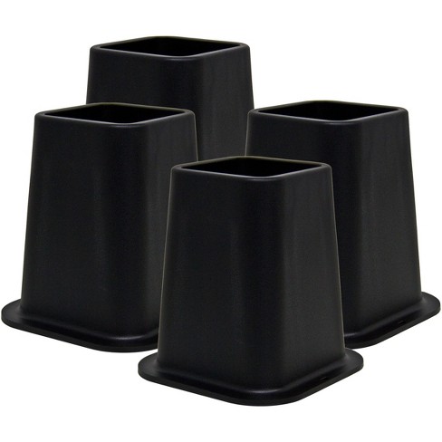 Kings Brand Furniture - Heavy Duty Bed Risers - Furniture Risers 6 Inch Heavy Duty Risers for Sofa & Table - Plastic Riser - Bed Lifts Risers - 4 Risers Furniture - Stackable Bed Lifts Risers - image 1 of 4