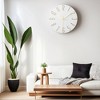 Unique Bargains Plastic Classic Battery Powered Silent Non-Ticking Wall Clock 12 x 12 Inches - 3 of 4