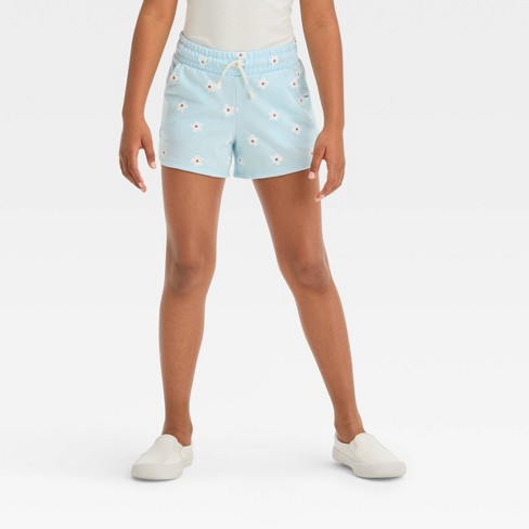 Girls' Cut-off Mid-rise Jean Shorts - Cat & Jack™ Dark Wash M : Target