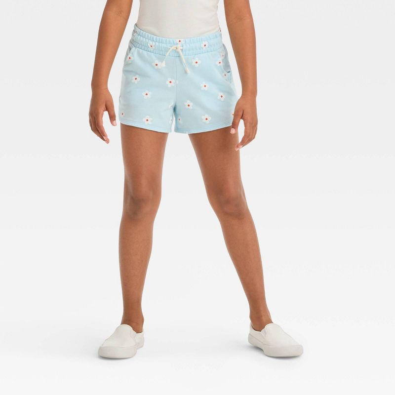 Girls' Knitted Pull-On Shorts - Cat & Jack™, 1 of 5