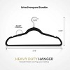 Racxily 30 Pack New Premium Quality Velvet Hangers Ultra Thin Non Slip Adult Felt Space Saving Hangers for Closet, 360¡ã Swivel Hook Hold - 2 of 3