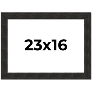 PosterPalooza | Contemporary Black Picture Frame - UV Acrylic, Backing Board, Hanging Hardware Included - 1 of 4