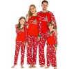 Ekouaer Christmas Pajamas for Family Matching Sets Long Sleeve Xmas Pj Set Soft Holiday Sleepwear - 2 of 4