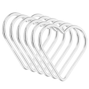 Unique Bargains Metal Heart Shape Craft Kits DIY Style Dream Catcher Rings 6 Pc - 1 of 4
