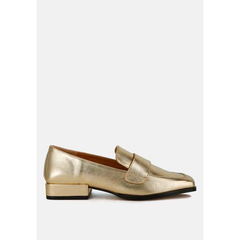 Женские туфли Rag & Co Womens Jongs Metallic Penny Loafers 8
