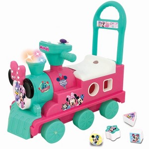 Kiddieland Disney Minnie Mouse Play n' Sort Activity Train Ride-On - 1 of 1