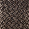 FONTOI 20"*20" Ruched Decor Bed Pillow,Decorative Square Pillows for Bed Couch Sofa, Brown, 20"*5"*20" - 3 of 4