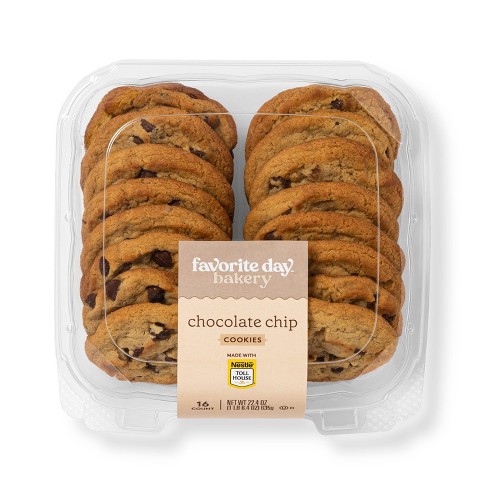 Chocolate Chip Cookies - 16ct/22.4oz - Favorite Day™ : Target