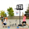 for Boys Girls Portable Basketball Hoop, Adjustable Height Indoor Outdoor Play Set w/ PVC Backboard & Steel Pole - 2 of 4