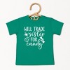 The Juniper Shop Will Trade Sister For Candy Toddler Short Sleeve Tee - 2 of 3