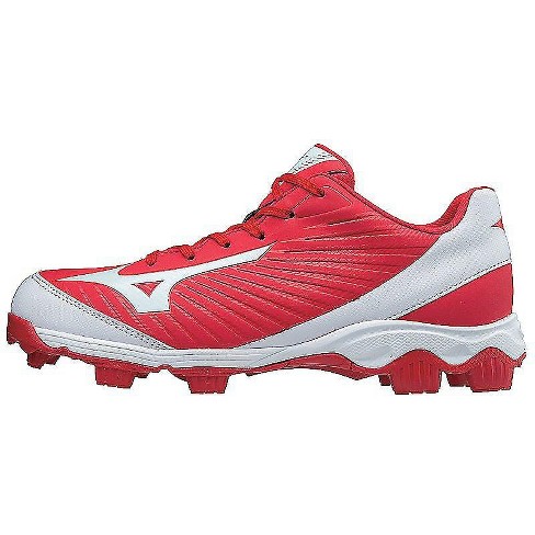 Mizuno Mens 9-Spike Advanced Blaze Elite 5 Low Molded Cleats (Red) Red / 12